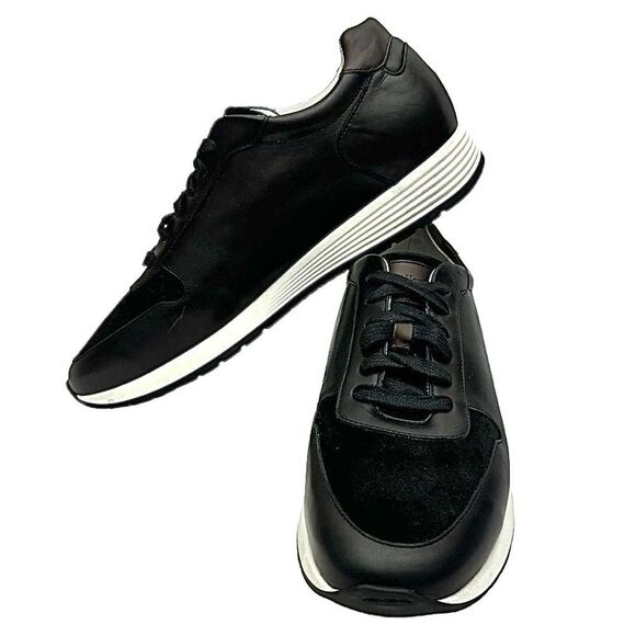 To Boot NY Adam Derrick New York Men’s AEGIS Leather Trainer Black 11 US EU 44 - Picture 8 of 12